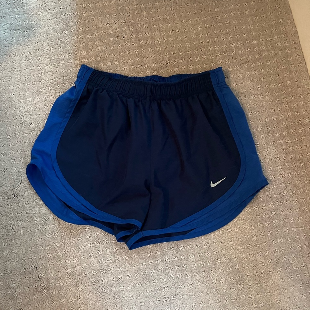 Navy blue Nike shorts, size small
